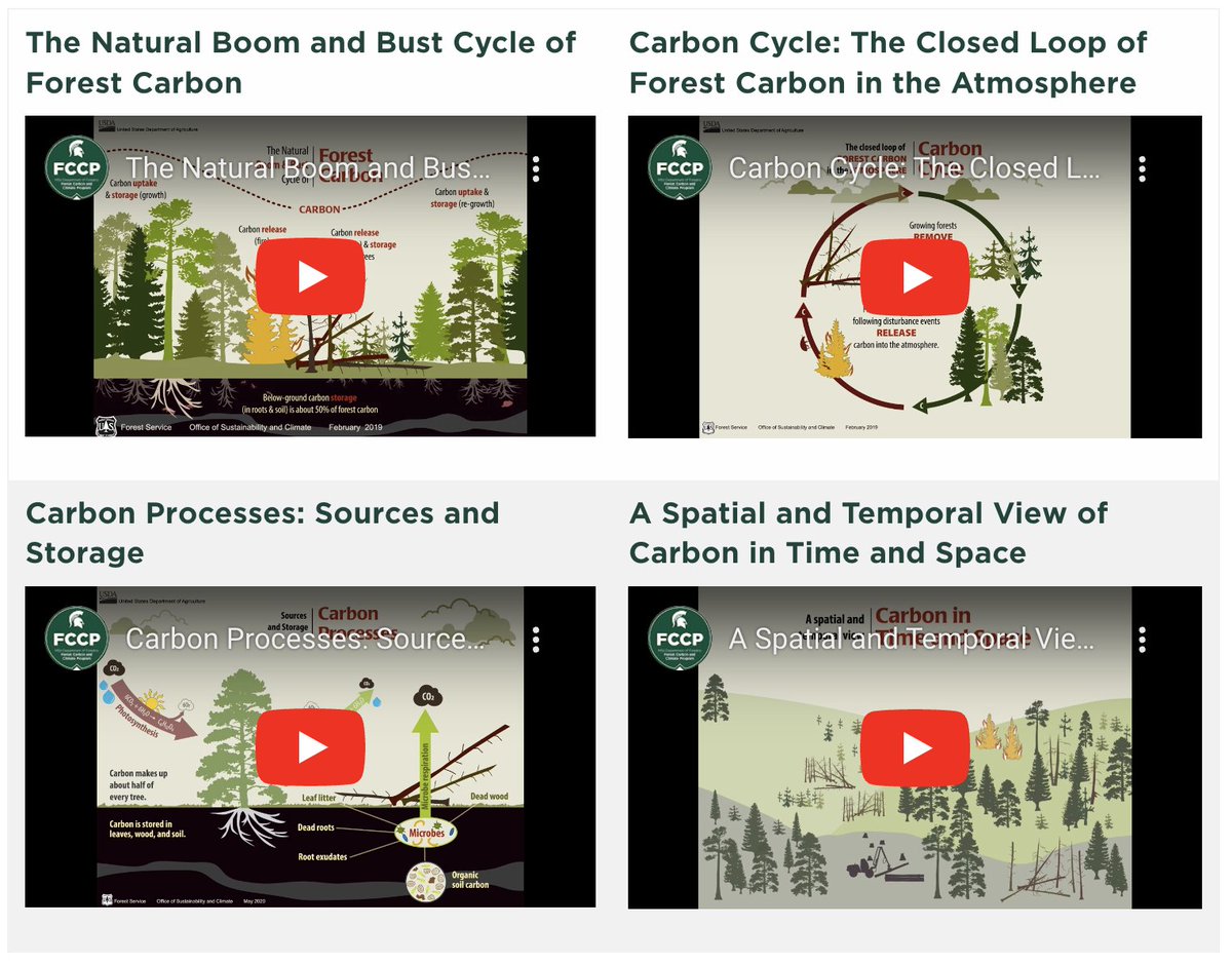 Happy #ORL Monday! If you haven't visited the FCCP Open Resource Library yet, check out our collection of free educational videos covering a wide range of forest, carbon, and climate change topics. bit.ly/42Shhyv <a href="/forestservice/">USDA Forest Service</a>