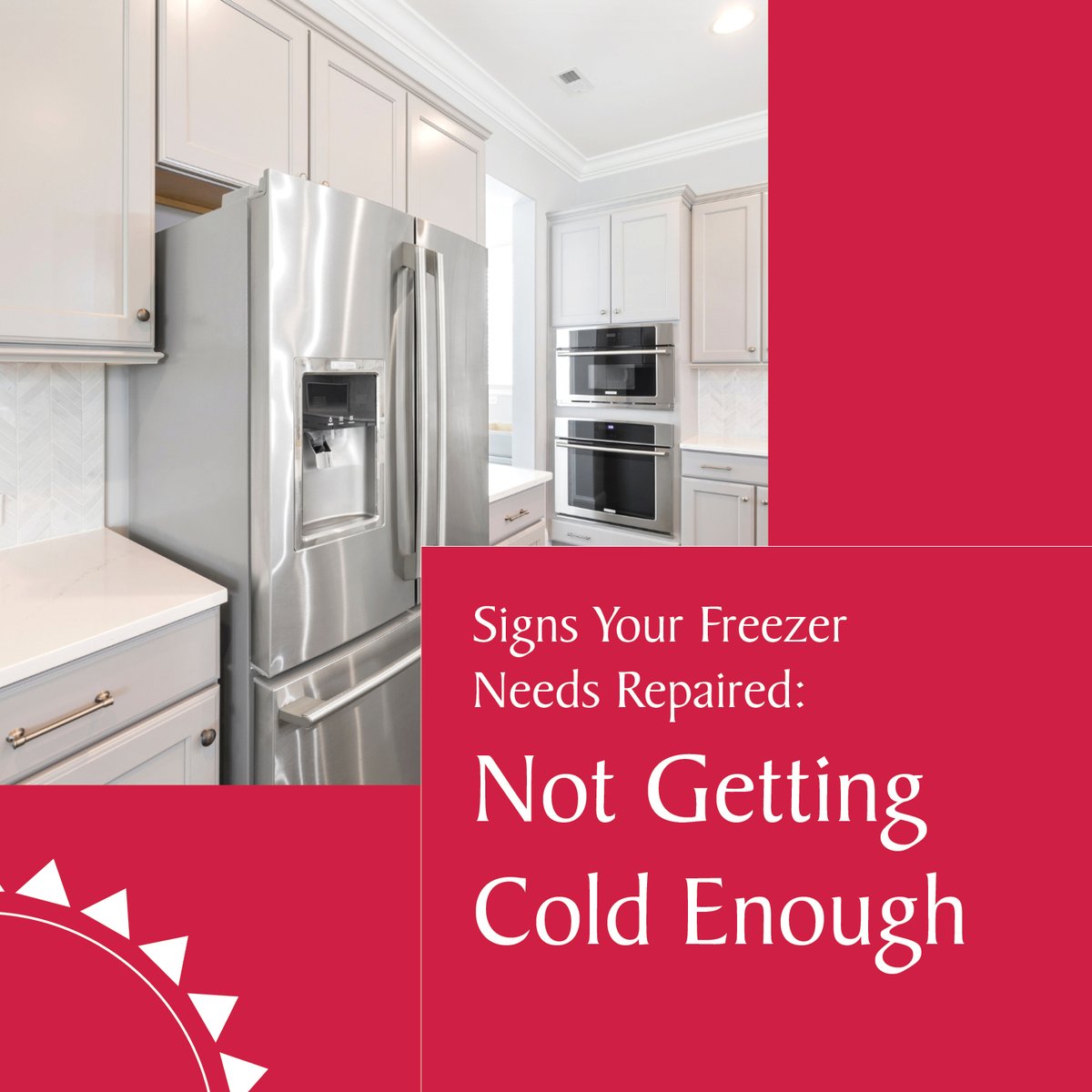 serviceone1's tweet image. Your freezer has one job, and that’s to keep everything inside ice cold. If your freezer isn’t doing that, there is more than likely an issue at hand. Call an appliance repair tech to come take a look right away!

bit.ly/3NI5n6e

#ApplianceRepair #FreezerProblems #Omaha