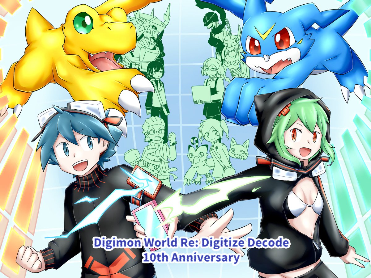 KathyGreyXL's tweet image. #ReDigitize
#デジモン
#Digimon 
二度目の冒険からももう10年！！