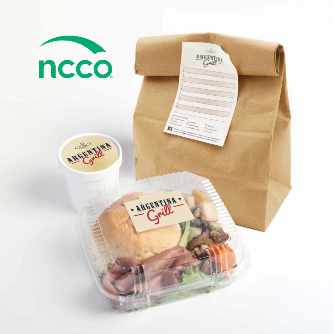 Using custom printed labels with your logo on to-go orders offers free advertising for your business. Make the most of all packaging and ensure your logo is known around town. 

We offer custom products to help your logo stand out.  

ncco.com/custom-print/

#NCCO #CustomLabels
