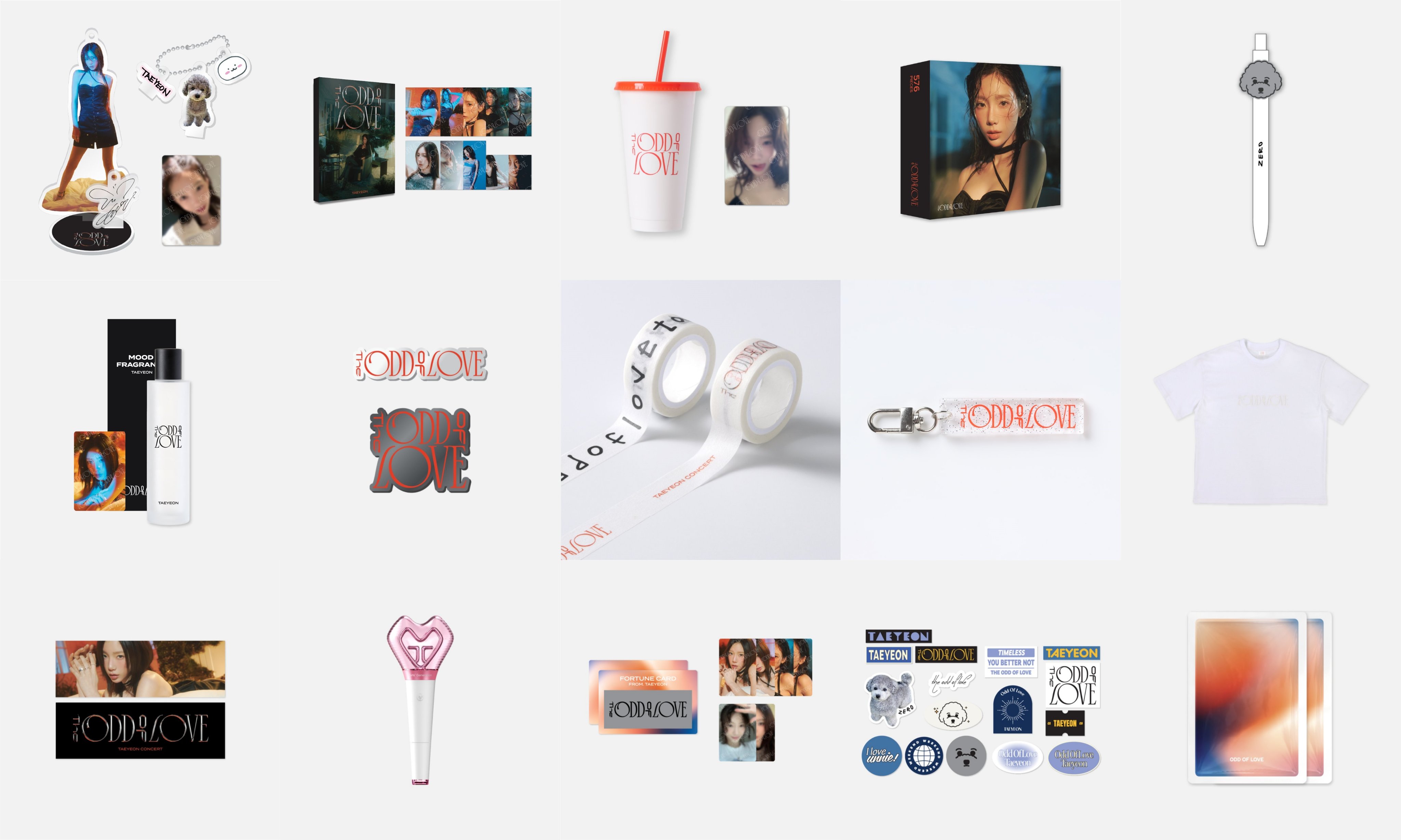 少女時代　テヨン　T-shirt the odd of love SNSD TAEYEON THE ODD OF LOVE CONCERT TOUR T-SHIRT – IDOLS