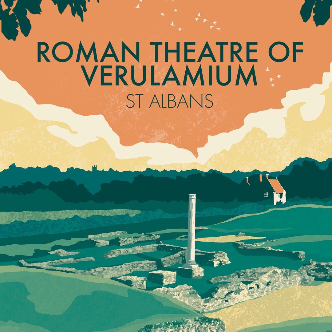 ST ALBANS ROMAN THEATRE - I just realised I never added this poster to my website, which has probably been very bad for sales 📷
You can buy this print here: katiehcreates.com/buy-prints/
#stalbans #stalbanslife #romantheatre #verulamiumpark #romanhistory #katiehounsomeillustrator 🎨