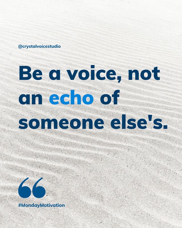 Be loud, be proud, be you!  Let’s gooooooo!

#mindbodybreathvoice #itsallconnected #notyouraveragevocalcoach #MotivationMonday