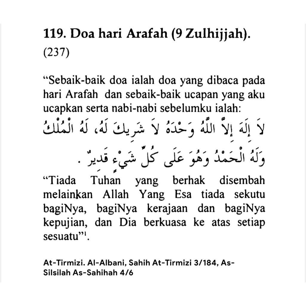 SantapanMinda's tweet photo. Perbanyakkan doa pada hari Arafah. 🤲🏻

#thinkquran https://t.co/djzzAFk6Yu