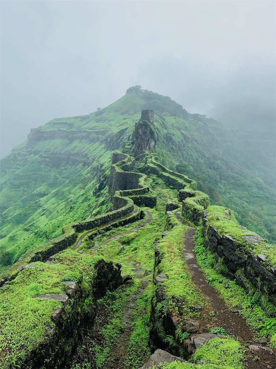 Rajgad is a hill fort situated in the Pune district of Maharashtra, India. Formerly known as Murumdev, the fort was the capital of the Maratha Empire under the rule of Chhatrapati Shivaji