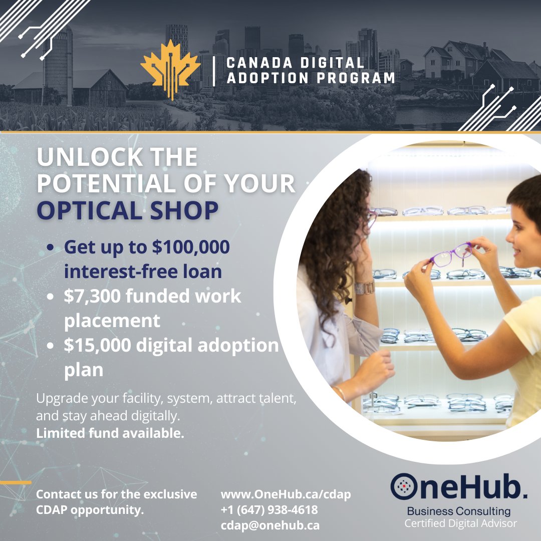 OneHubBusiness's tweet photo. Optical shops, like other businesses, can leverage digital tools to enhance their operations, improve customer experiences, and drive sales. 
1. Virtual Try-On 
2. E-commerce and Online Sales 
3. Frame and Lens Customization
and more
Visit https://t.co/fx3a8U4PV1 and learn more! https://t.co/jtmeQglxir