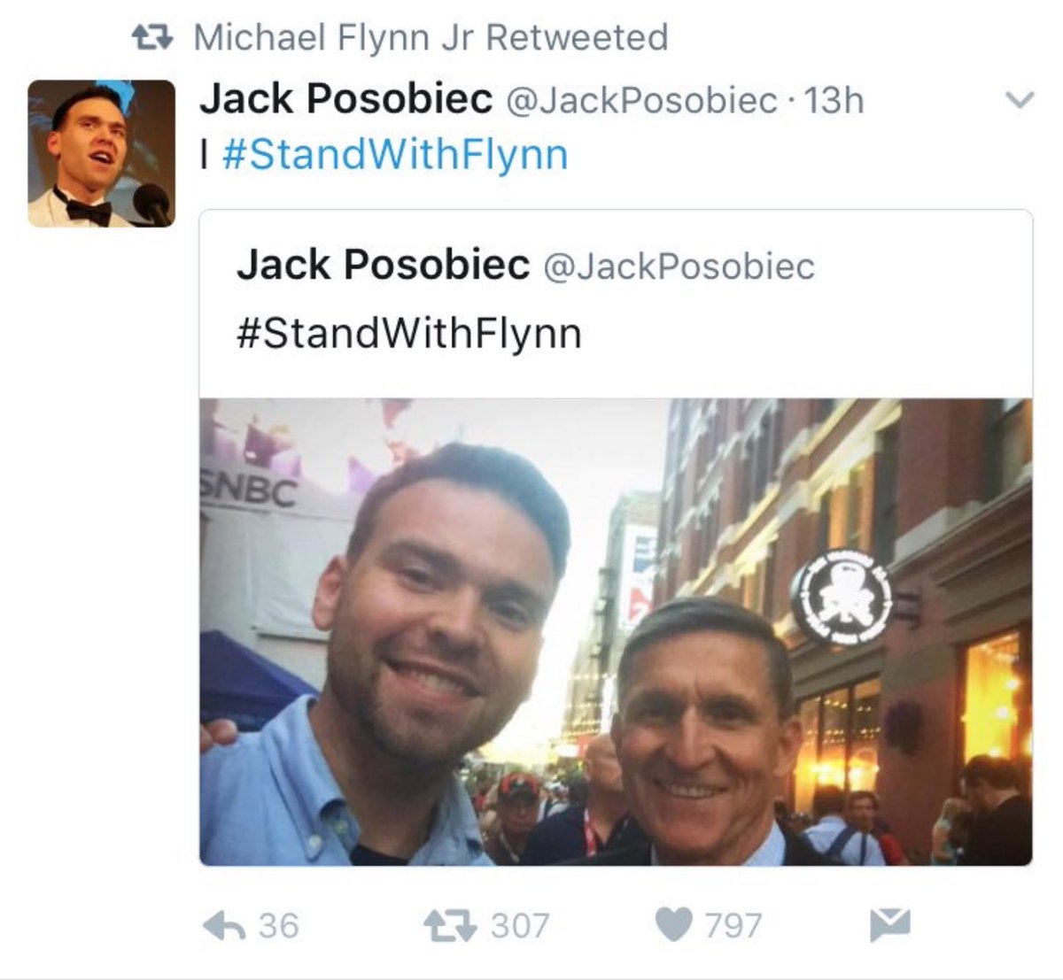 Neo-Nazi Kremlin propagandist Jack Posobiec is married to a Belarusian who shares Jack’s white nationalist ideology. Her father is in the Belarus military.

Jack shared a photo of himself with a machine gun in front of a Belarusian tank. Tanya is dressed up as a “tradwife.” 🧐