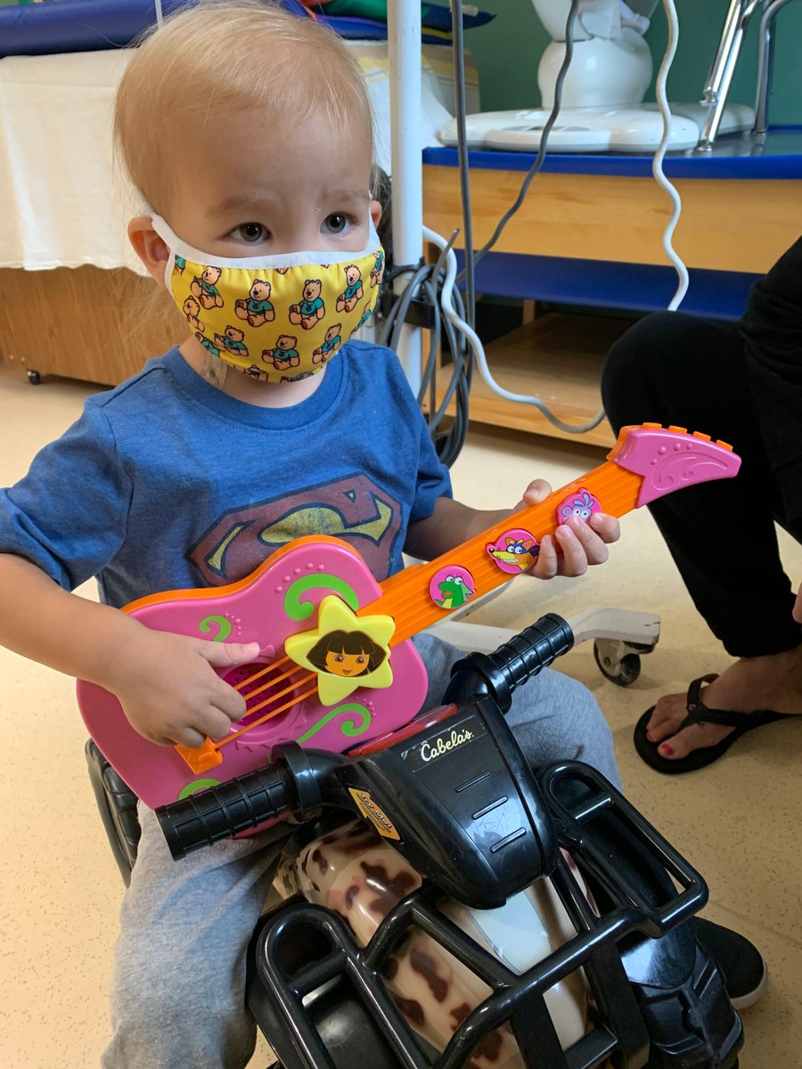 We're grateful for @hsc_winnipeg children's support, especially for kids like James. 

Despite battling cancer since age 2, child life programs like music therapy helped James be a kid in the hospital, providing moments of joy.