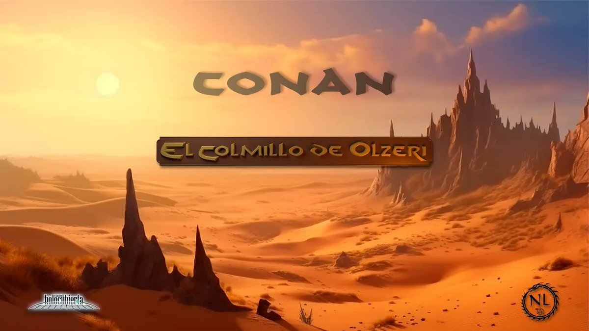 @Lyzandred @Nosolorol @Tisza_rol @PachecoEsAzul @DevirIberia @AzuchanR Terminamos el domingo con el regreso de #Conan, a las 22:00h en Twitch. Nuestros mercenarios han conseguido un extraño mapa y se dirigen a Sarizar a entregarlo, aunque a alguno de ellos no le hace mucha gracia. ¿Le apretará @cipherredone las tuercas para que no lo entregue?