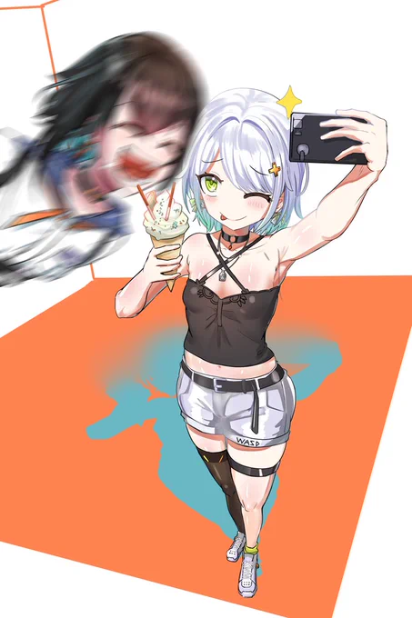 #おにかき #しゃらくせ絵