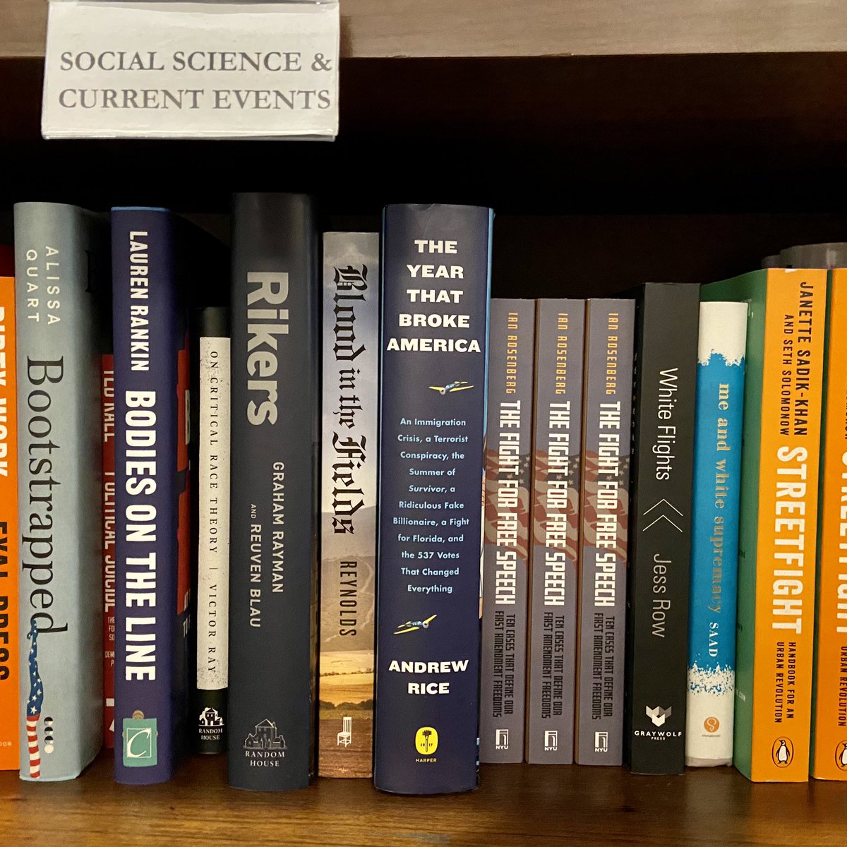 Pick up a copy of THE FIGHT FOR FREE SPEECH in paperback <a href="/bookclubbar/">Book Club Bar</a>! This user guide to #FreeSpeech is “essential” (raves <a href="/KirkusReviews/">Kirkus Reviews</a>) &amp; it’s now in an updated edition. Stop in at Book Club Bar &amp; grab it off the shelf or get it here: bookclubbar.com/item/Zrikyo-JY…  📚 #Shelfie