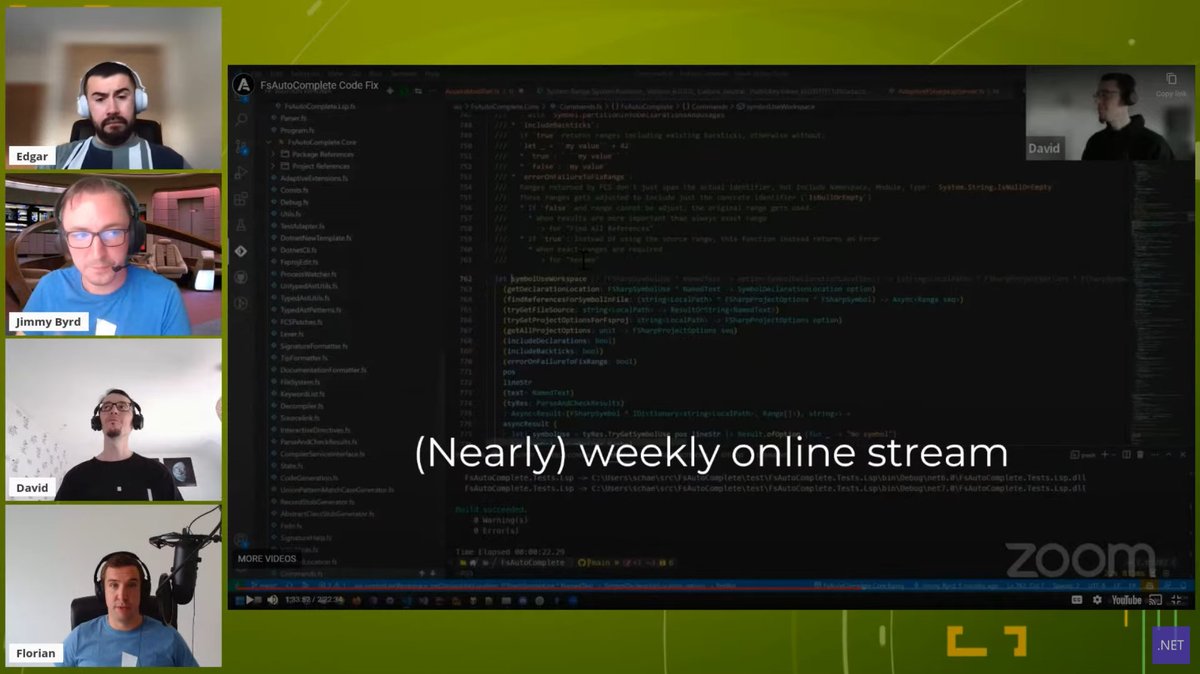Check out <a href="/amplifyfsharp/">amplifyingfsharp</a>! An independent organization running (among other things) weekly calls to help you contribute to the #fsharp ecosystem.