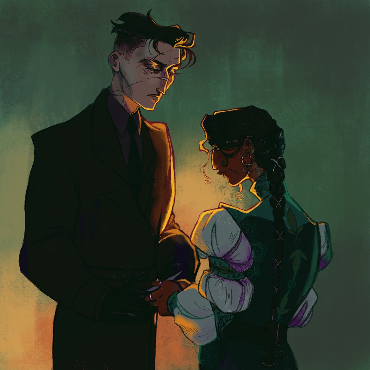 Oh hello twitter long time no see || #shadowandbone #sixofcrows #kazbrekker #inejghafa