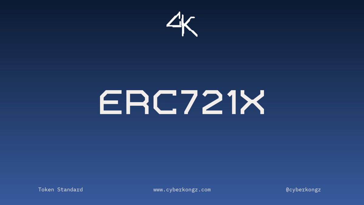 Introducing ERC721x: A safer implementation of the ERC721 standard ⚔️

This technology gives you the convenience of a hot wallet, with the added security of a cold wallet.

cyberkongz.com/blog/post/erc7…