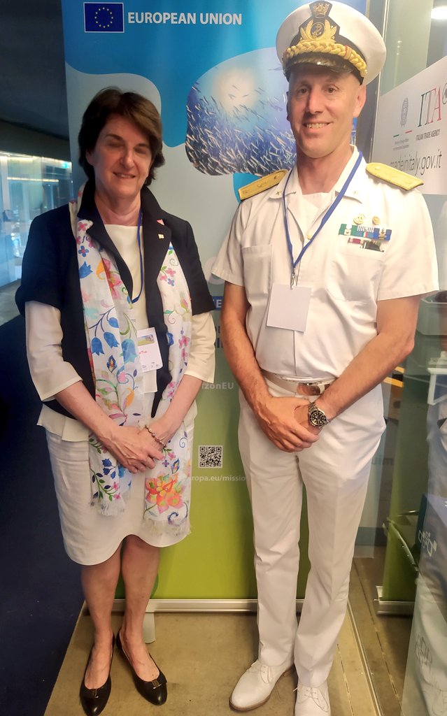 OurMissionOcean's tweet photo. "We are here to listen to you today. We are here to help. The objectives of #Missionocean are ambitious and only together can we reach them." @eli_balzi, Head of Unit Healthy Ocean and Seas, DG Research and 
Innovation, European Commission https://t.co/BKQwX608rK