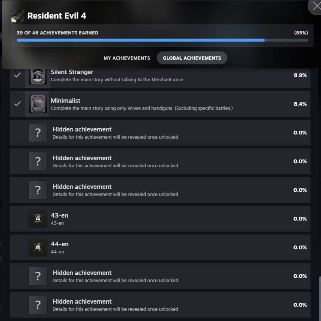 Resident Evil 4 trophies  All achievements, trophies & the