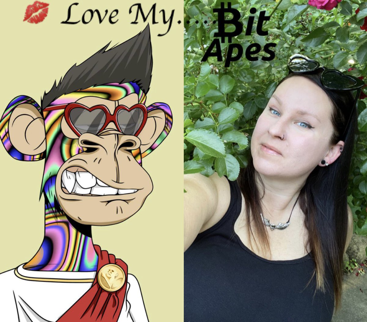 ❤️ My @BitApes Family!!! 🎶 Bit Apes all Day!!!!…We going on a Trip!!! 💋 If you’re not part of Bit Apes- What are you doin?? #BitApesFamily #BitApes #LoveMyApe #Ordinals #bitcoin #GoingToMars #Trippy #LFG