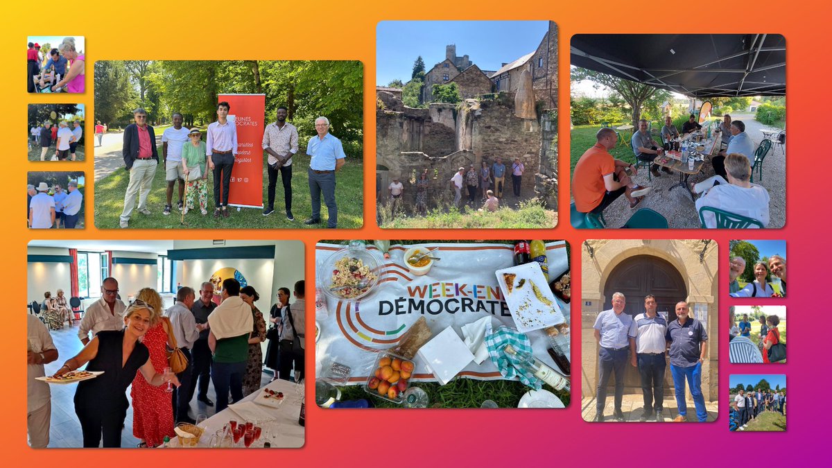 MoDem's tweet image. 🌞 #WeekEndDémocrate | Première édition partout en France

🥤 Militants et sympathisants ont eu le plaisir de se retrouver dans nos mouvements départementaux pour partager et débattre tout le week-end !

👏 Bravo à tous pour votre engagement et votre enthousiasme !