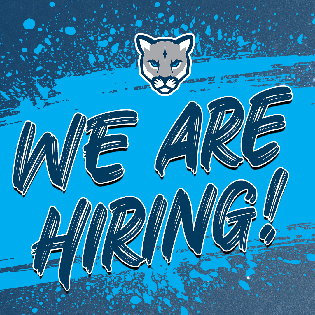 ✨We’re hiring for TWO positions! ✨ We are looking for a new Photographer and Videographer to join our team. If you are interested in either position, visit mrucougars.com/jobs for more information. #WeAreTheCougars 🐾