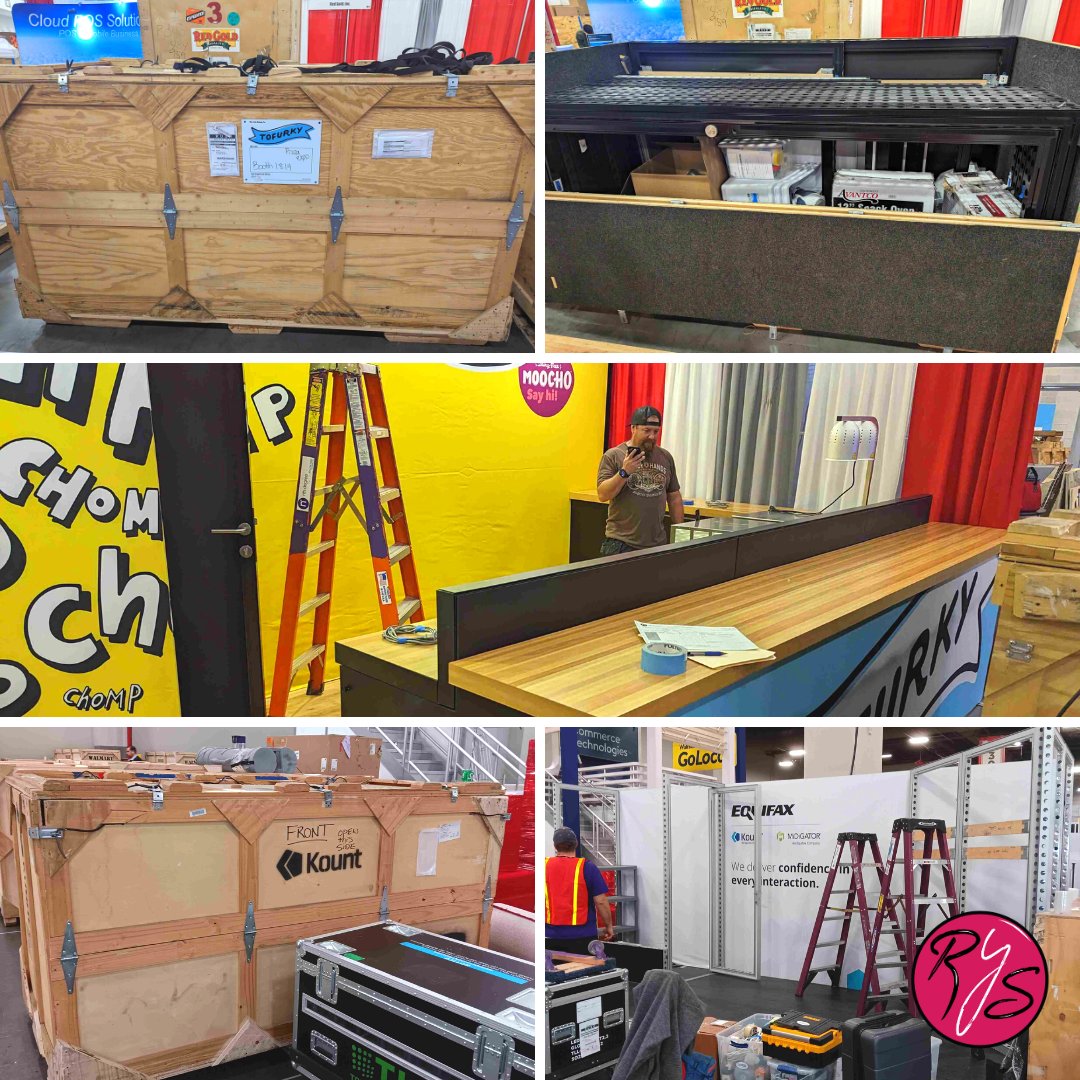 We're more than a design firm. 🤘👩‍🎤👩‍🎤

From shipping your #exhibit to onsite assembly, we handle it all! 💪💪

Enjoy a worry-free trade show experience with us. 🪷😇

▶️▶️▶️ rockyourshow.com ◀️◀️◀️ 

#EventLogistics #rockyourshow #tradeshow