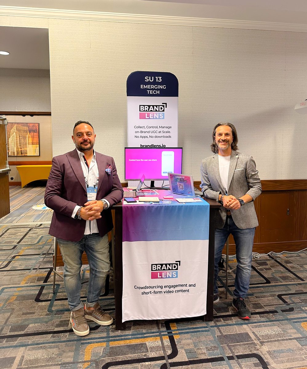 brandlensio's tweet photo. Had an amazing time representing #BrandLens at @CommerceNext in NYC! 🔥

Thank you to the organizers and speakers for an exceptional experience! https://t.co/XkMPMDyMGT
