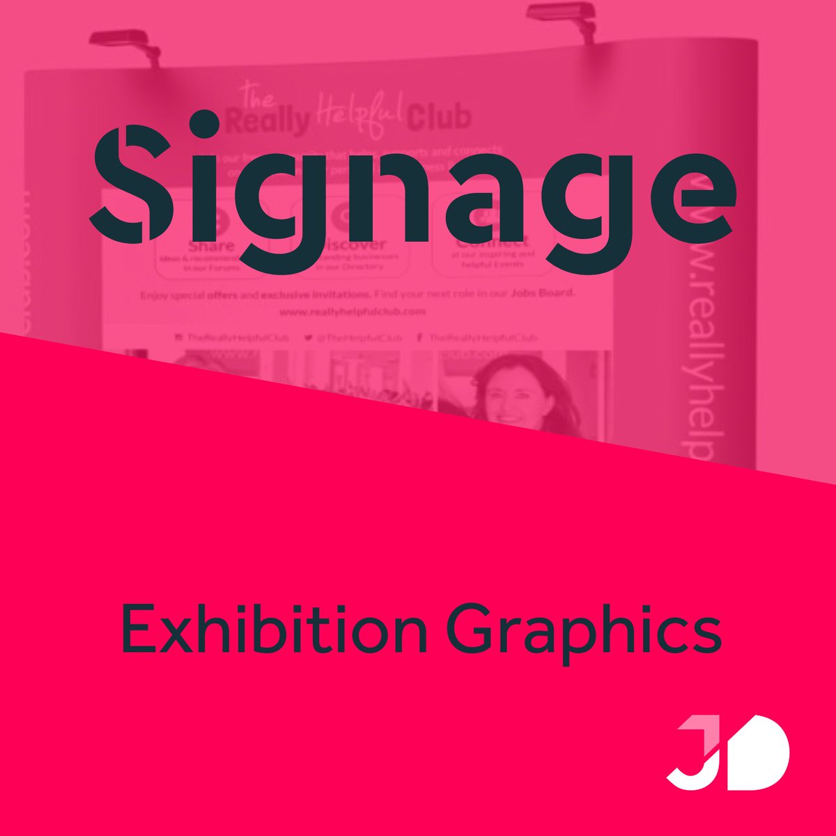 designjd's tweet image. How do you stand out in an exhbition, where everyone is trying to draw attention?

You need graphics that catch the eye, and give a sense of what you're about to people who've never heard of you.

Need some designed? Get in touch 👉 #letsgetcreative

#exhibitiongraphics #signage
