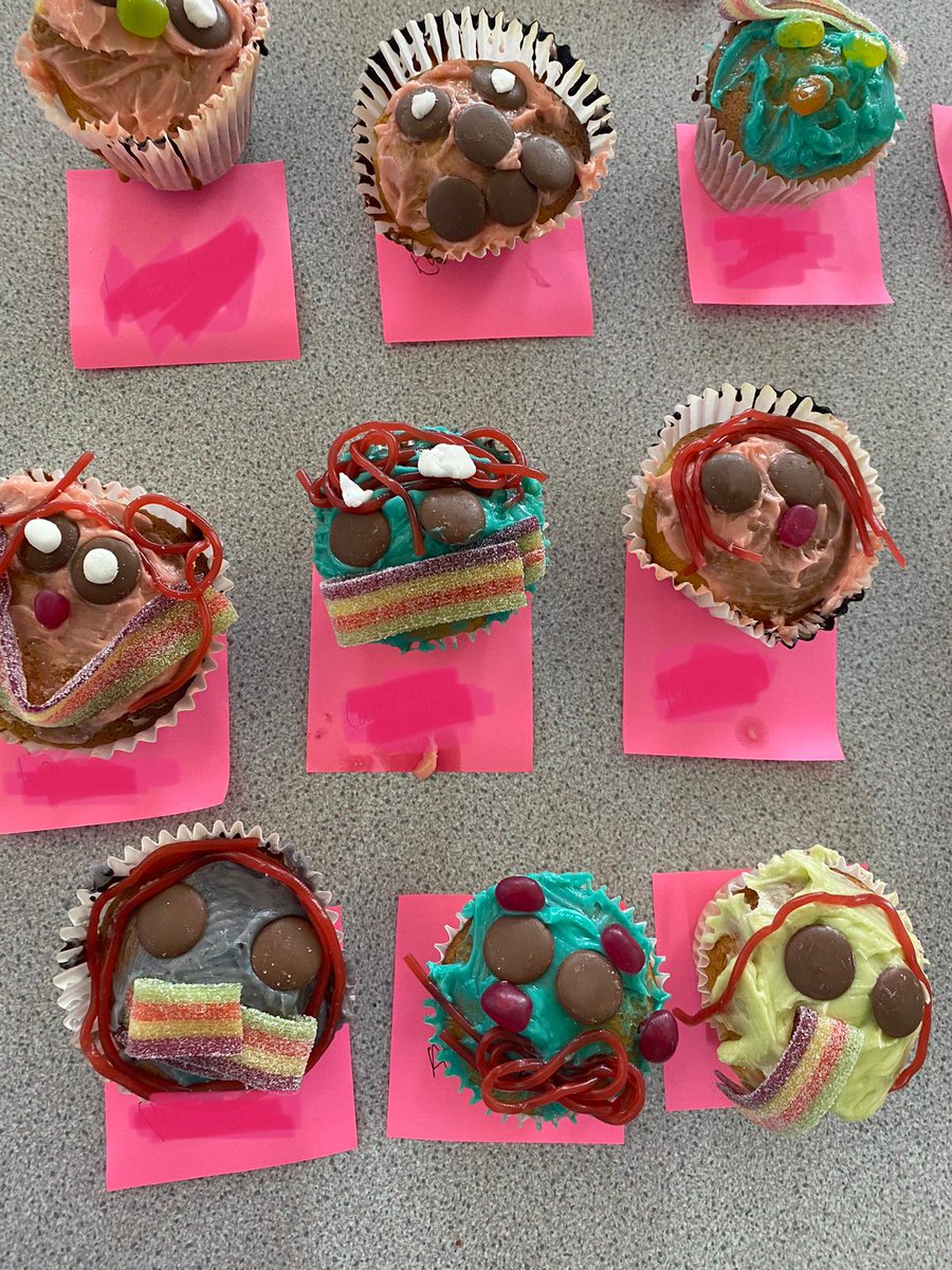 Well done to the bake off winners in P6E. Their challenge was to create a monster themed cupcake, great teamwork and very tasty!