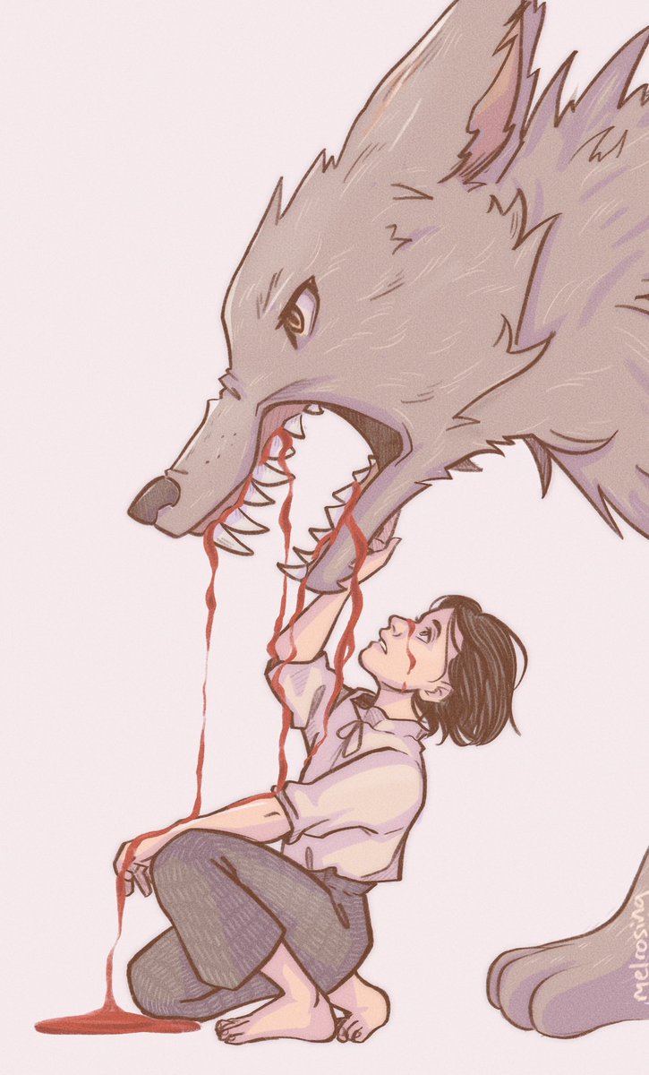 monstrous she-wolf #asoiaf