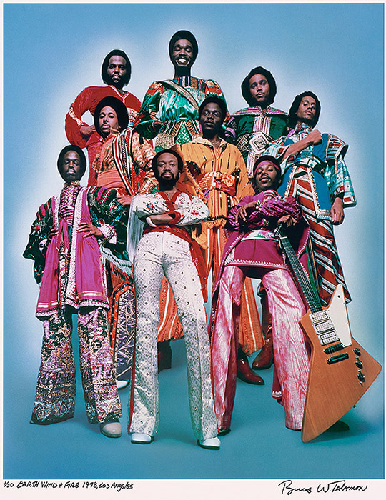 On November 17th, 2019, EWF was honored at the Smithsonian’s National Portrait Gallery Gala.

Commissioned to create a portrait of EWF in 1978, photographer Bruce Talamon wanted to represent the band’s members as superheroes.