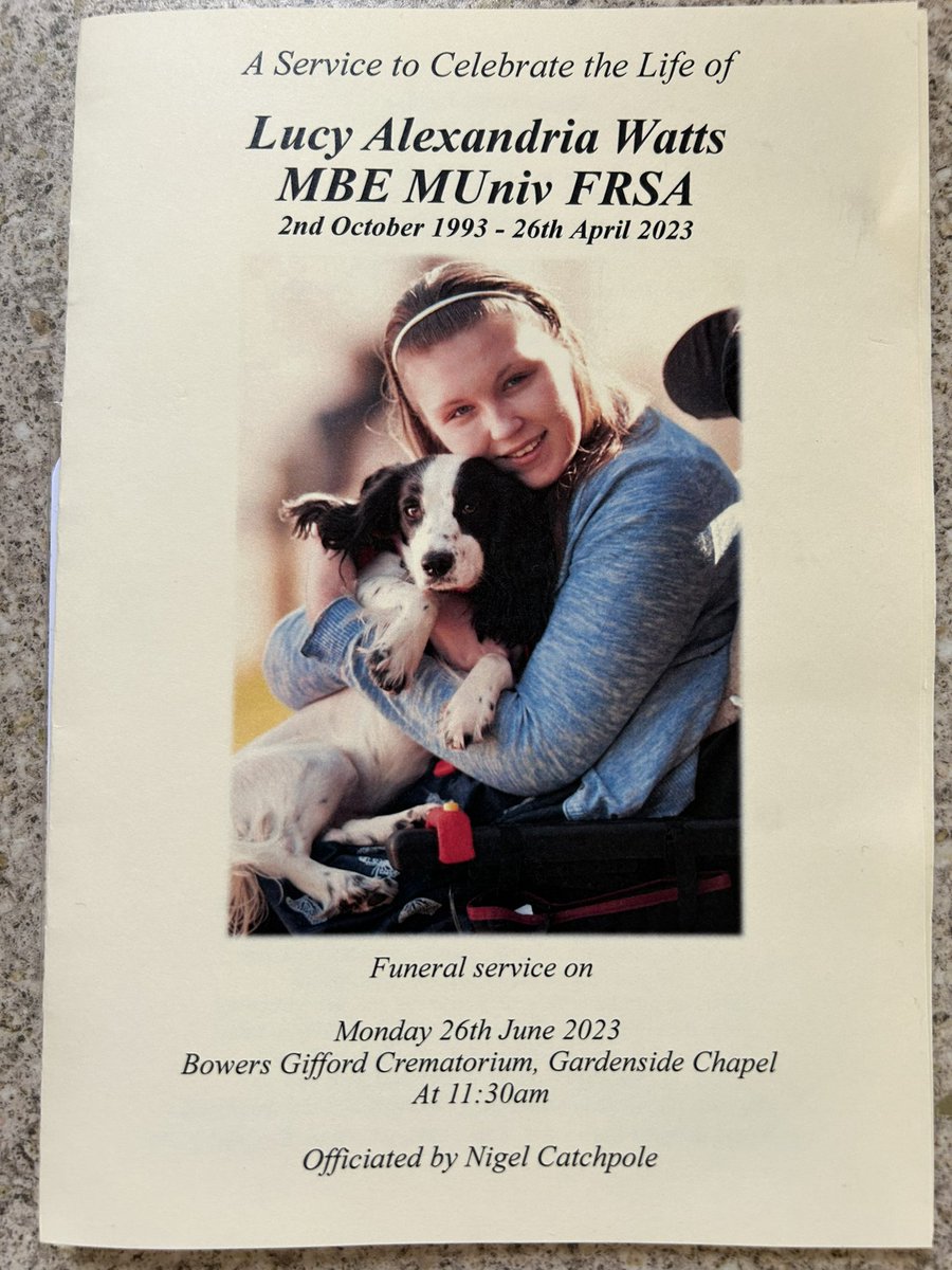 TTESmith's tweet photo. What a privilege to attend @LucyAlexandria funeral&amp; life celebration today. What a legacy, impact &amp; light Lucy leaves us to continue her work for pall &amp; eolc - today was for celebrating all that Lucy achieved in her too short life - thank you Lucy, Kate &amp; Molly 🙏 https://t.co/OVj3M7rI2B