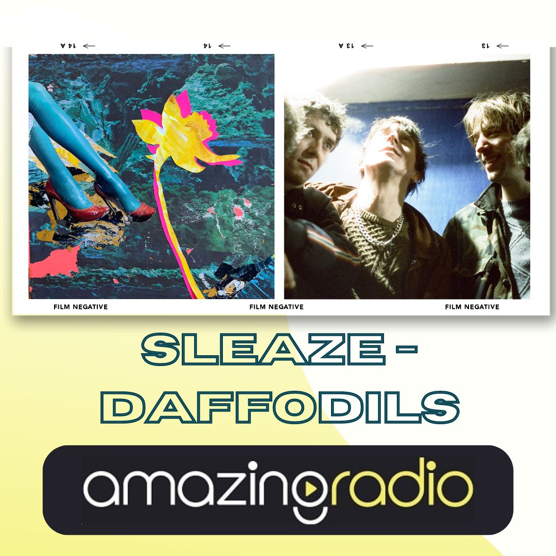 🤩Big thxs🤩to our friends over at @amazingradio for their continued support of #SoutheastLondon #IndiePop #SLEAZEband's single #Daffodils🌻 the band's fresh from playing @glastonbury's @_strummerville stage & #newmusic🎶 is on the way! Keep an eye out👀

@scratchytwit #GlamRock