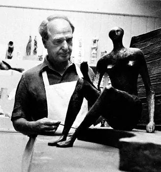 Did you know that artist Henry Moore's home in Hampstead was damaged by bombing in 1940, and he and his wife Irina moved to Perry Green, in Hertfordshire.