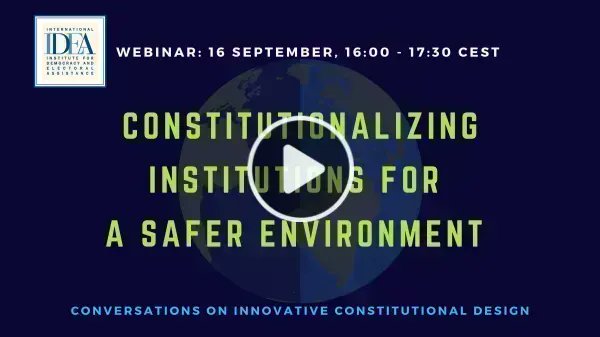 Recording available! How can #constitutional design promote #environmental rights and tackle #climate change? Experts discuss: 🌿 Kenya's Environment & Land Court 🌿 Brazil's specialized prosecutors 🌿 Hungary's Ombudsman for #FutureGenerations 📽️ buff.ly/3rpUJWb