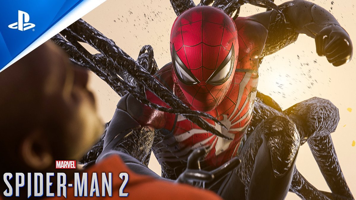 IT'S OUT! Peter's NEW Advanced & Symbiote suit IN ACTION!! (Edit) 
Watch it here: youtube.com/watch?v=D2ENw_…

#SpiderMan2PS5 #marvelspiderman2