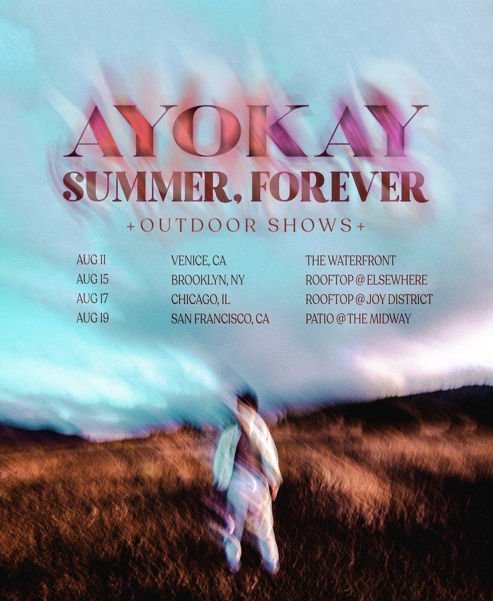 it has been far too long since we’ve been all together. I can’t wait to see everyone this summer!! tickets on sale now everythingisayokay.com/tour