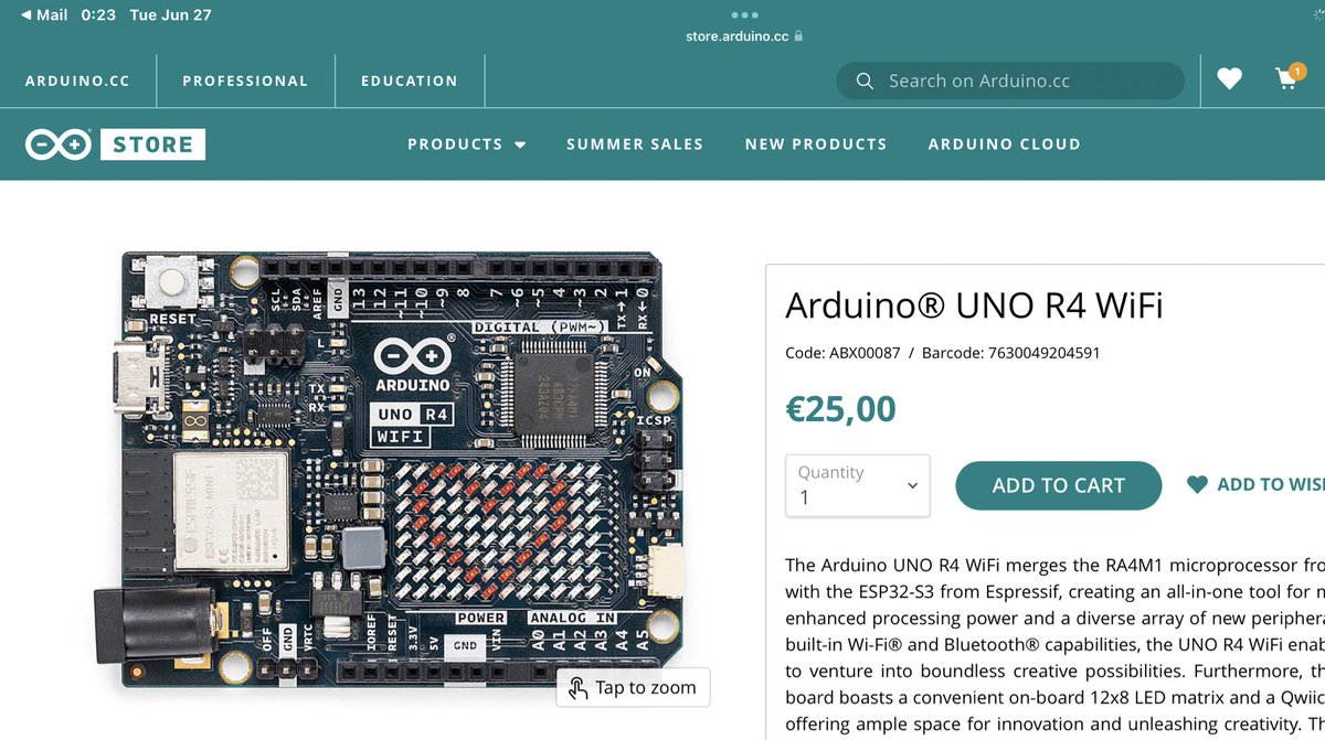 Arduino UNO R4 is now available!!!