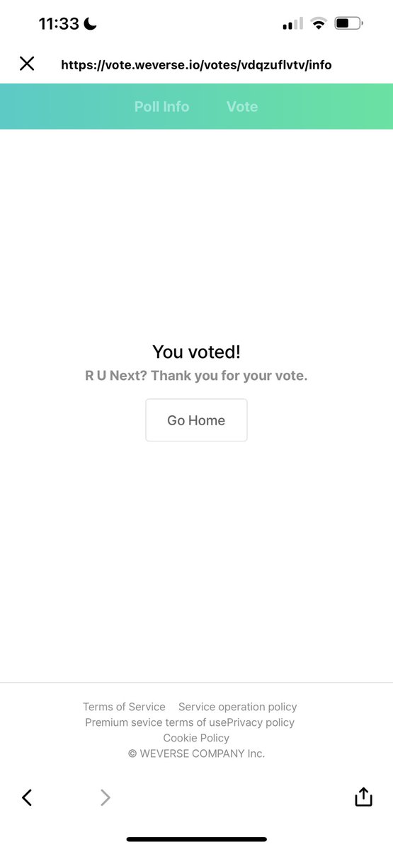 #ivoted #RUNF4COLLAB