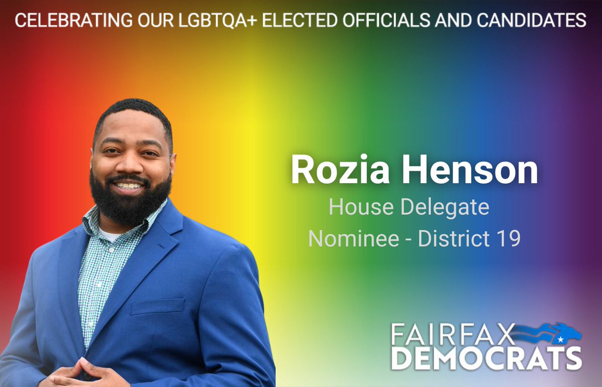 Excited to celebrate pride month with a primary win from @Henson4Virginia! #PrideMonth