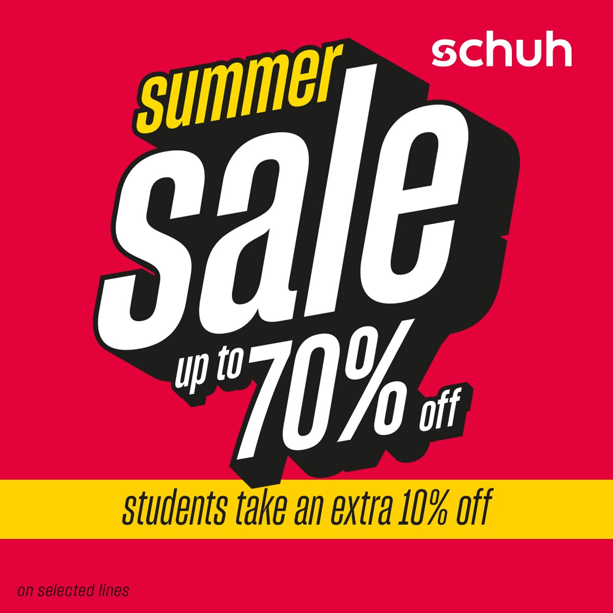 Summer Sale at @schuh : Treat yourself to some new shoes! Find them on Jervis Shopping Centre & O'Connell Street Upper #DublinTown #SummerSale