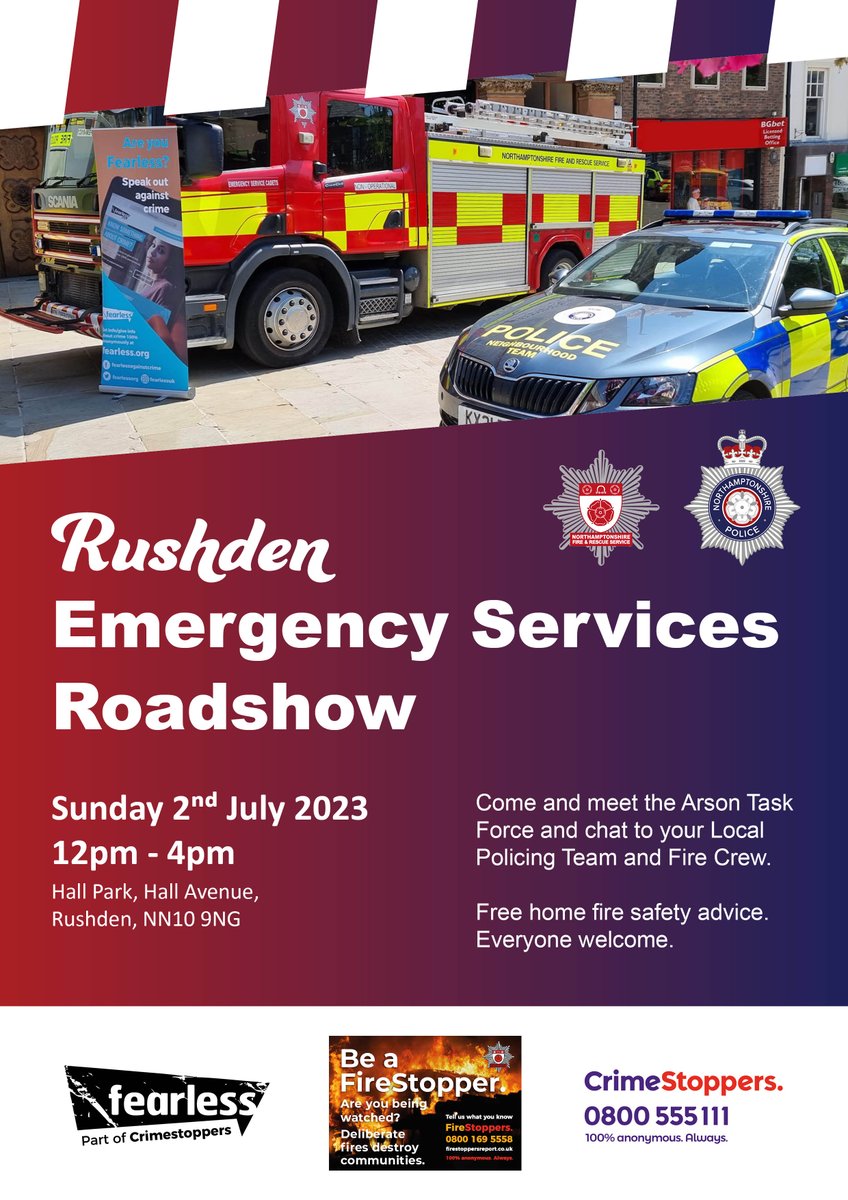Northamptonshire Fire & Rescue on Twitter "If you are in Rushden this