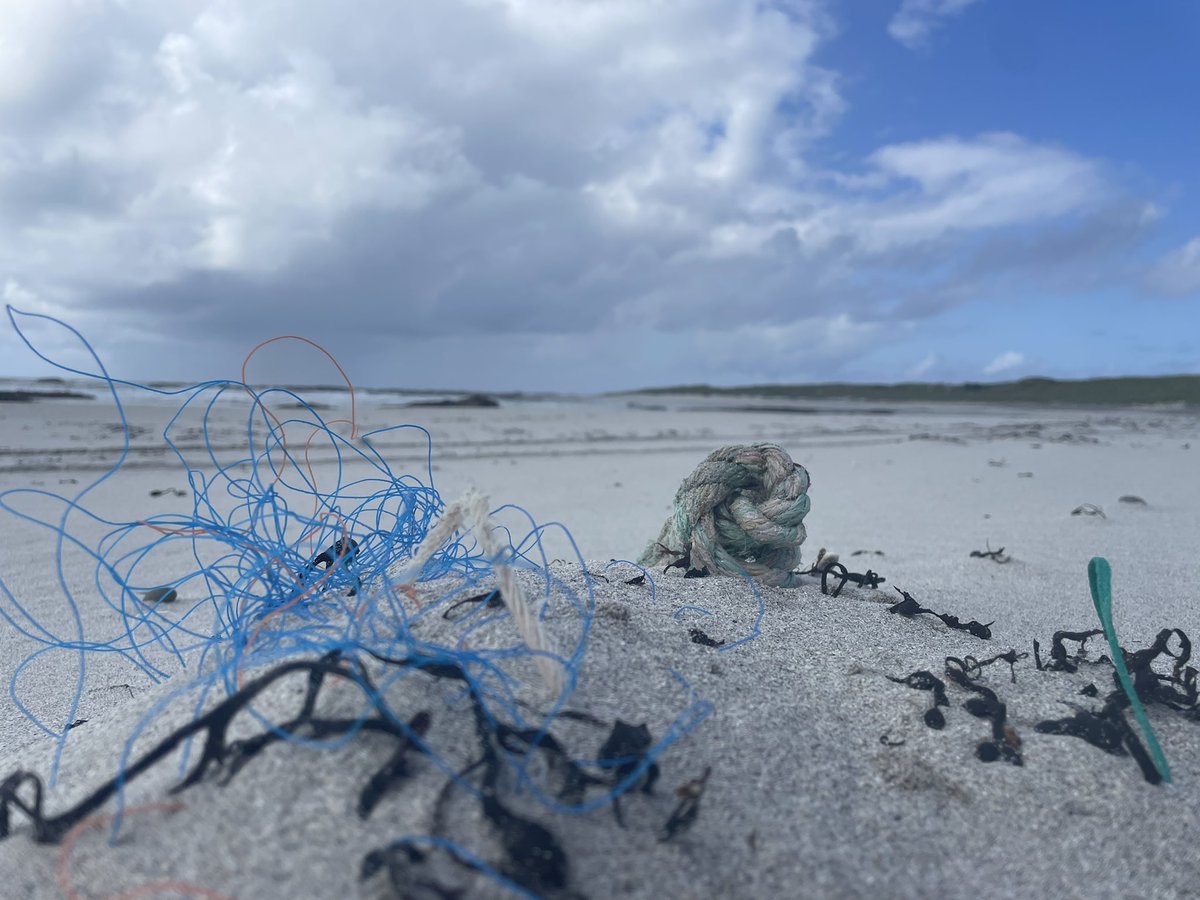 SuilanSpink's tweet photo. #TodayInHistory we cleared another 57kg #fishinglife #ADLFG & 7kg #Household / #Unidentified aka: #BROKEN bits #Microplastics some large, still broken becoming more @ScotIslandsFed @sascampaigns #MillionMileClean, we never get that far as so much to pick! @nature_scot @mcsuk 🤦🏽♀️ https://t.co/3UMl5lMe6D