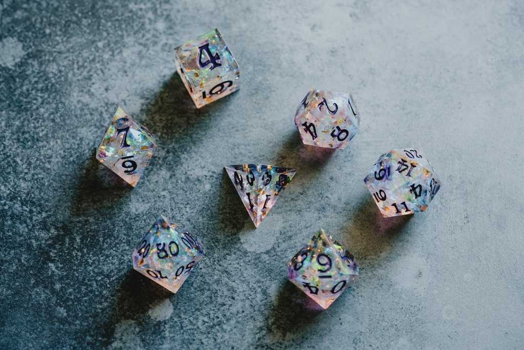 EasyRollerDice's tweet photo. Come grab your Celestial Shard Sharp Edge Dice for your next campaign!
https://t.co/5Arrubnoez
#dice #dicegoblin #dnd #dungeonsanddragons #tabletop #diceporn #tabletopgames #tabletopgaming #dnd5 #d20 #dnd5e #dnd3e #dndlife #pathfinder #pathfindergame https://t.co/uPRuJNoPuR