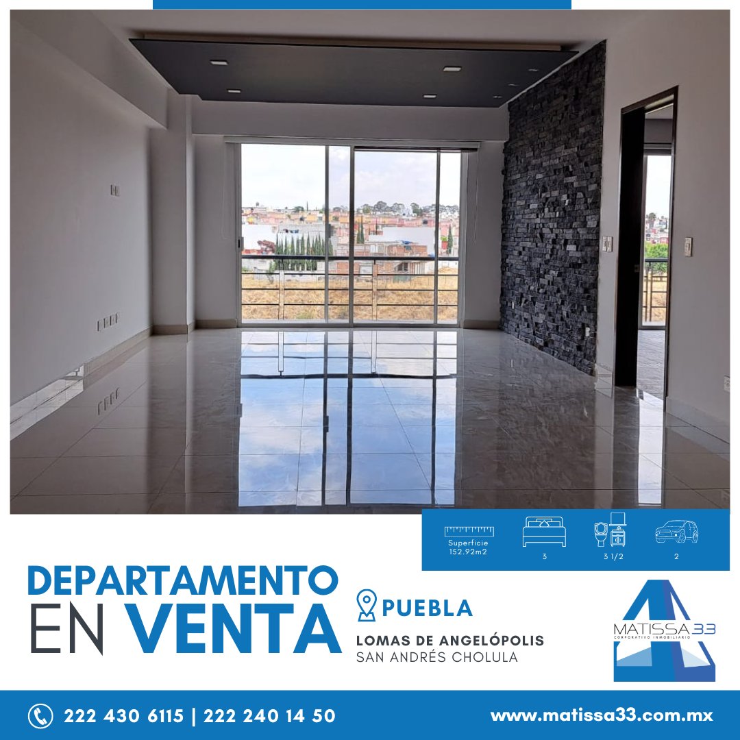 Matissa33's tweet photo. 🏢 Departamento en Venta | 📍Lomas de Angelópolis
Contáctanos para mayor información

📲 222 430 6115
☎️ 222 240 14 50
https://t.co/85mgiQk2WF
.
.
.
#Puebla #Inmobiliarias #casasenventa #localesenalquiler #bienesraices #departamento #departamentoenventa #pueblacity https://t.co/d3KaWDdMpR