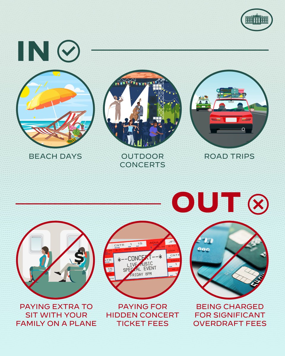 Families shouldn’t have to worry about companies sneaking hidden charges on their bills this summer. 
 
I’m calling on Congress to pass the Junk Fee Prevention Act so Americans can enjoy their summers with more breathing room.