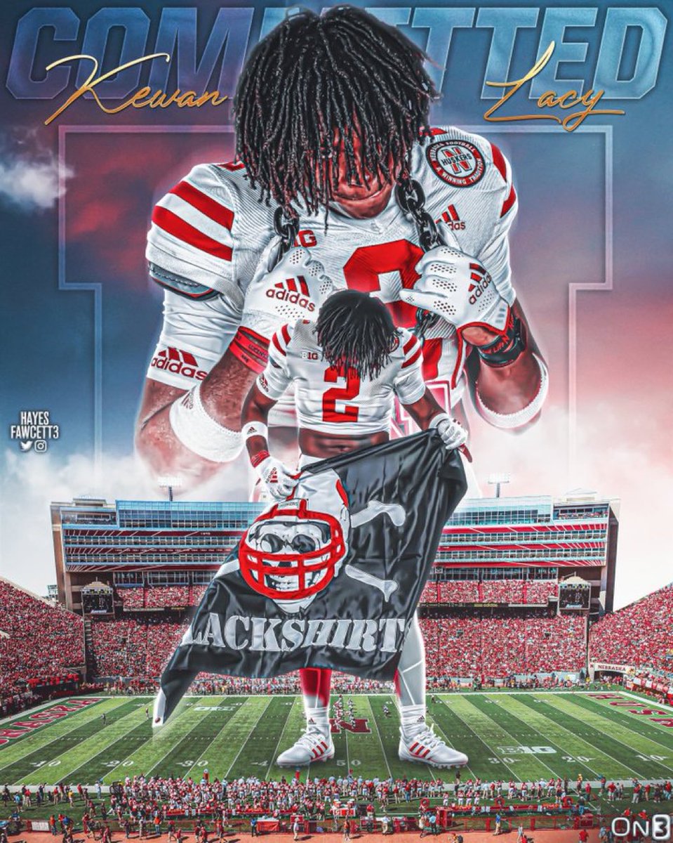 2024 RB Kewan Lacy commits to the #Huskers!