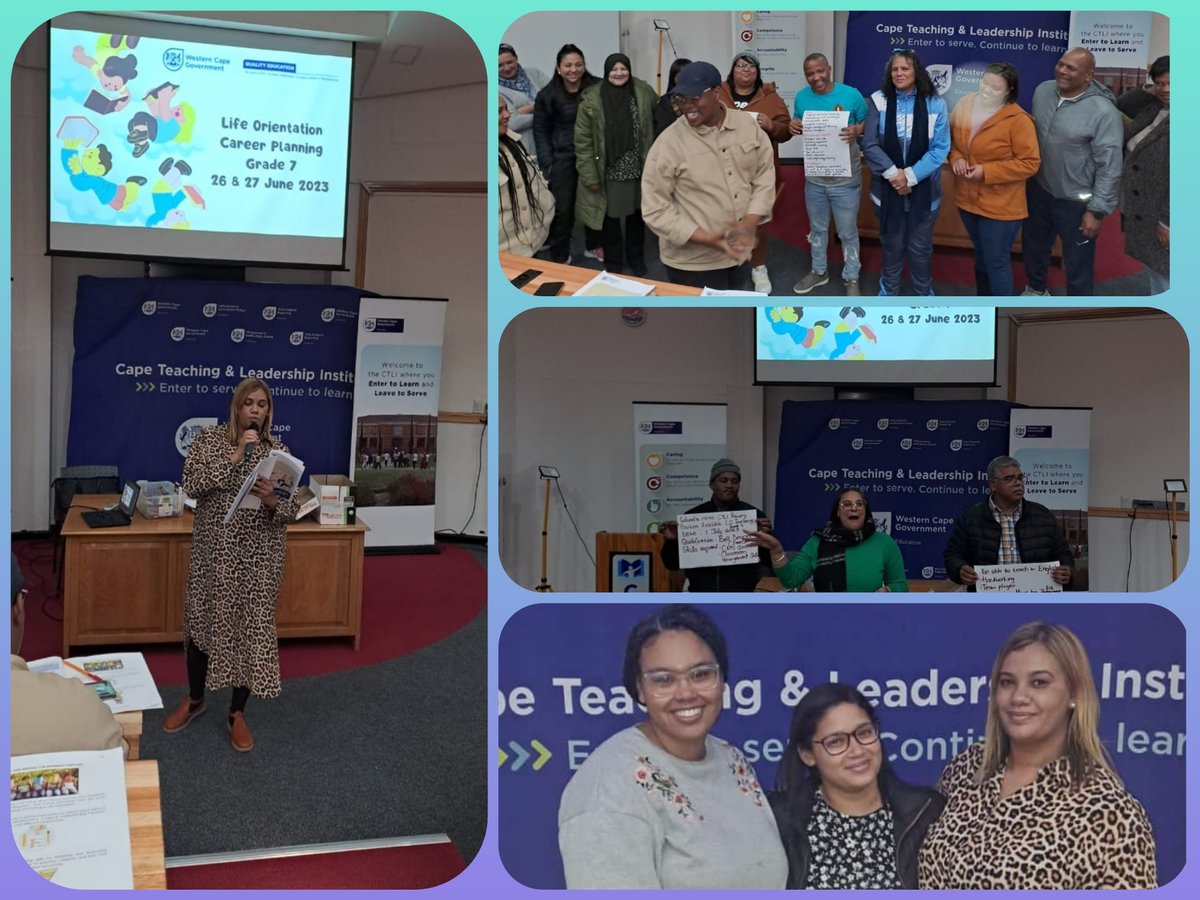 KarenR_Dudley18's tweet photo. #CareerPlanning #LifeOrientation 
Grade 7 Workshop: 26 - 27 June 
@WCED_CTLI @WCEDnews @ITeladia1 @KimThom2910 @teachingconnect @peck_ebrahim @WCED_Districts @ann_bathgate https://t.co/jXgfZv3P0K