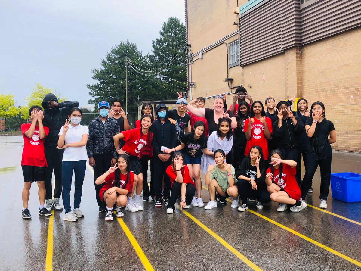 Ended off the day with a class water fight! I got SOAKED!! I think this might be a new tradition <a href="/StLawrenceCS/">St. Lawrence CS</a>