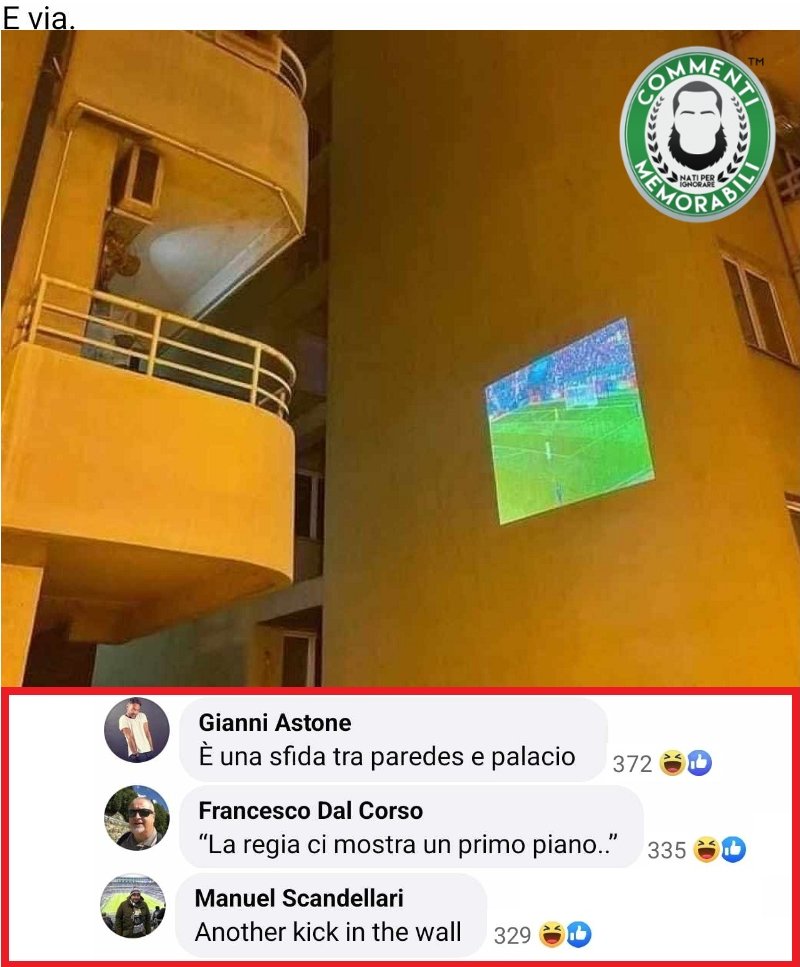 CM_Memorabili's tweet image. &quot;Bonus Facciata&quot;, sei tu?
#commentimemorabili #proiettore #serviziopubblico