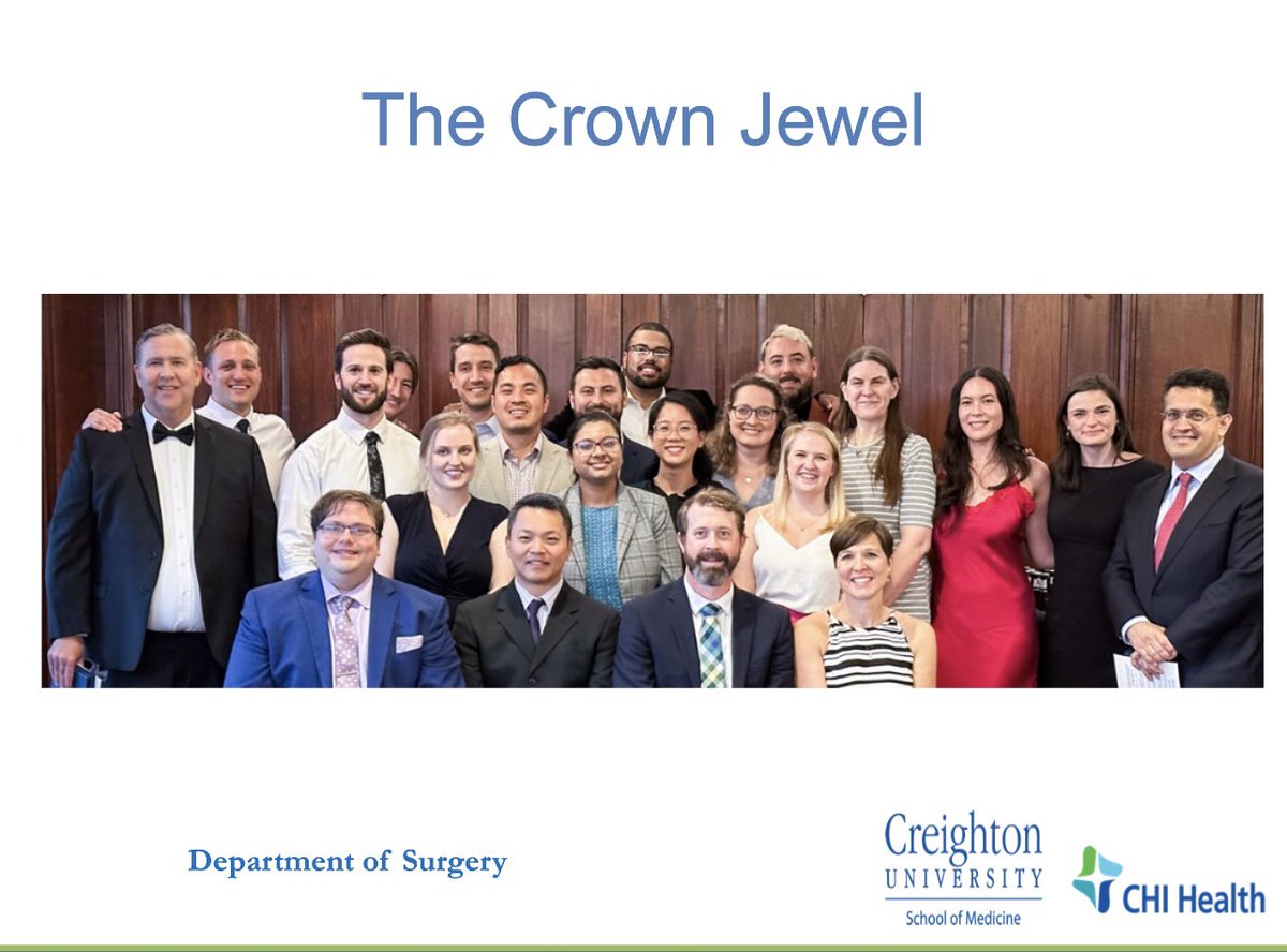 Waddah Al-Refaie (@wbalrefaie) on Twitter photo Here’s to our Crown Jewel <a href="/CreightonSurg/">Creighton General Surgery Residency</a> <a href="/CreightonSOM/">CreightonSOM</a> <a href="/Creighton/">Creighton University</a> on an amazing residency <a href="/CHIhealth/">CHI Health</a> <a href="/commonspirit/">CommonSpirit Health</a> <a href="/CommonSpiritPE/">CommonSpirit Physician Enterprise</a> <a href="/SchenkelRachel/">Rachel Schenkel</a> <a href="/sebastianlane/">Sebastian Lane, MD</a> <a href="/KyleVonMD/">Kyle Von Kent, MD</a> Here’s to our Crown Jewel <a href="/CreightonSurg/">Creighton General Surgery Residency</a> <a href="/CreightonSOM/">CreightonSOM</a> <a href="/Creighton/">Creighton University</a> on an amazing residency <a href="/CHIhealth/">CHI Health</a> <a href="/commonspirit/">CommonSpirit Health</a> <a href="/CommonSpiritPE/">CommonSpirit Physician Enterprise</a> <a href="/SchenkelRachel/">Rachel Schenkel</a> <a href="/sebastianlane/">Sebastian Lane, MD</a> <a href="/KyleVonMD/">Kyle Von Kent, MD</a>