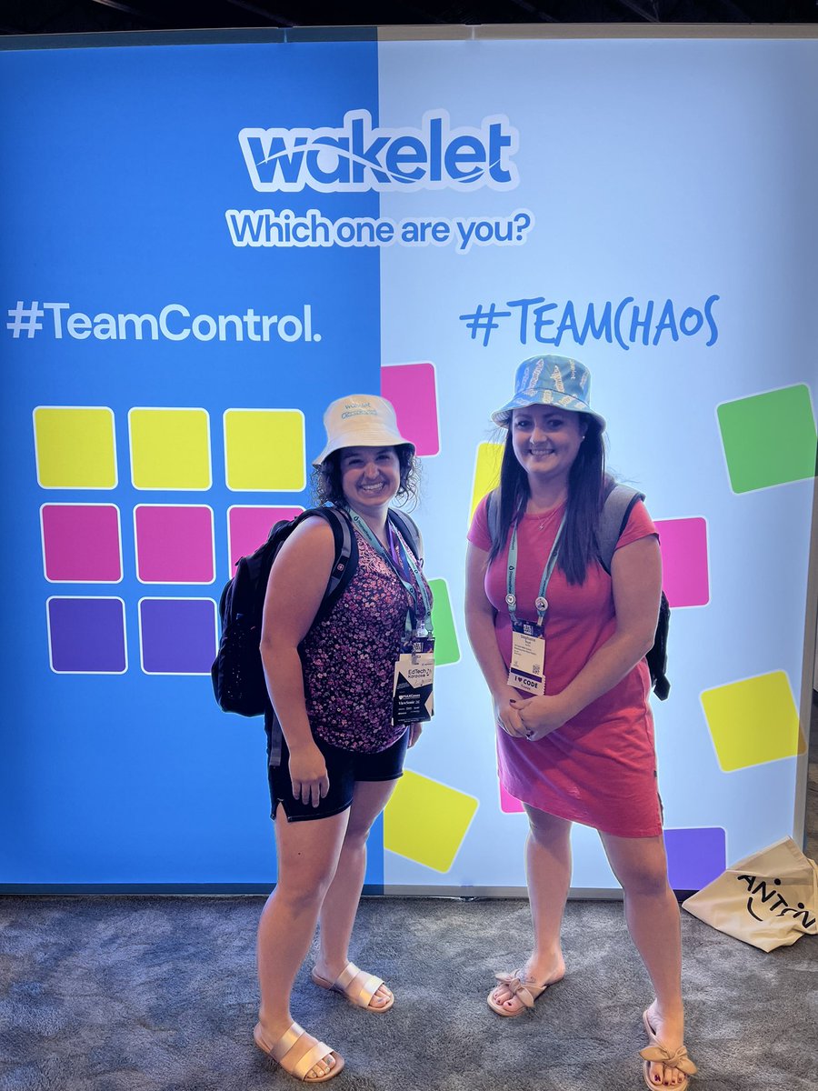 I’m #TeamControl (Steph isn’t). Go see <a href="/RyanMcGTech/">Ryan McGinnis</a> to learn more about Wakelet!  It’s an amazing resource! #ISTELive23